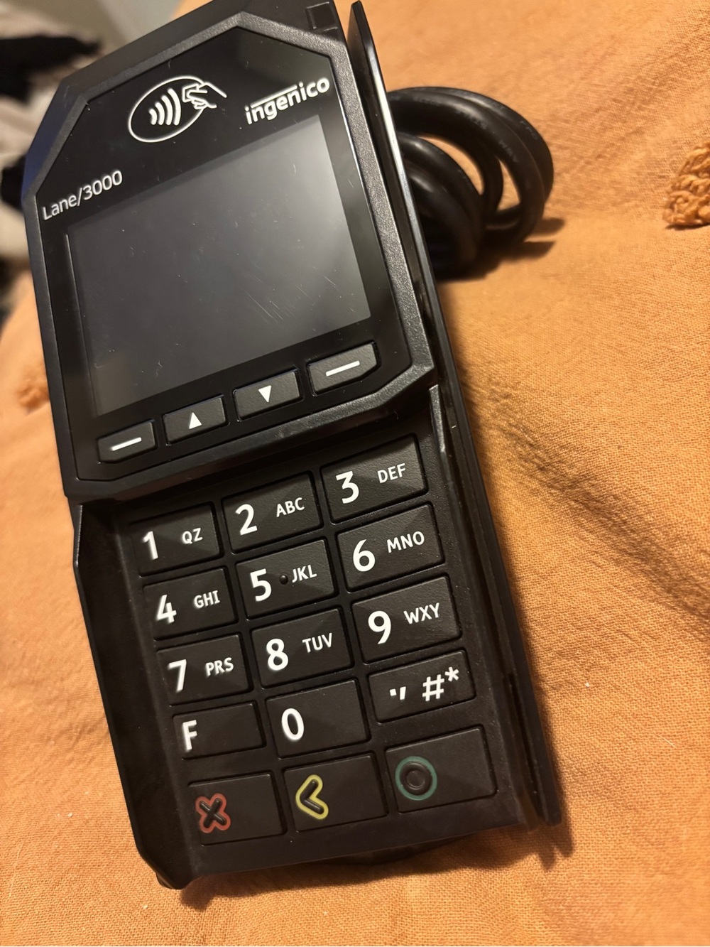 Black Payment Terminal LAN300 Replacement Base